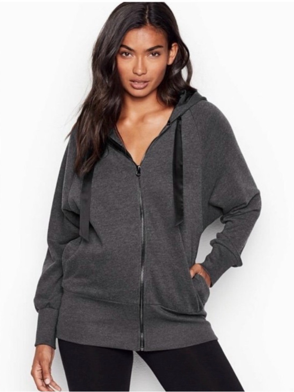 Victoria’s Secret Essential Full Zip Hoodie – Small